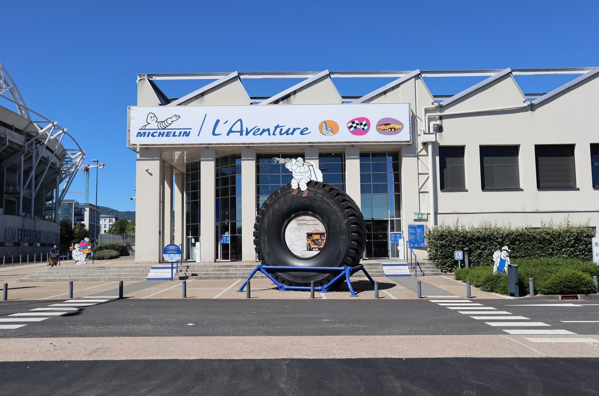 Clermont-Ferrand, France - 02.07.2022: "Michelin Adventure" facade, a French museum dedicated to the Michelin group located in Clermont-Ferrand, France; Shutterstock ID 2174773879;