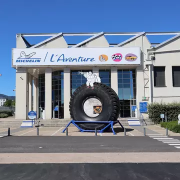 Clermont-Ferrand, France - 02.07.2022: "Michelin Adventure" facade, a French museum dedicated to the Michelin group located in Clermont-Ferrand, France; Shutterstock ID 2174773879;