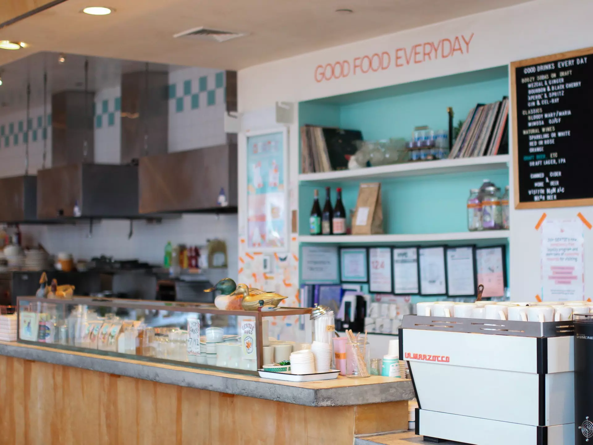 Gertie is one of Williamsburg’s best spots to sample latkes or select a delicious sandwich. Ann Douglas Lott for Lonely Planet