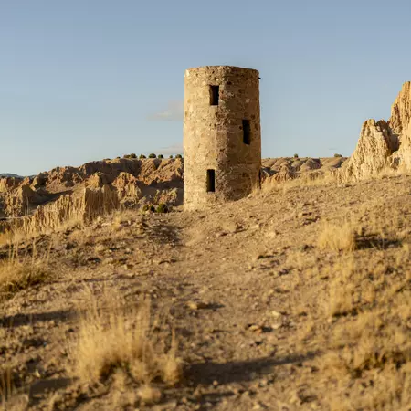 Remnants of 1930s Civilian Conservation Corps projects, such as this water tower, dot the landscape