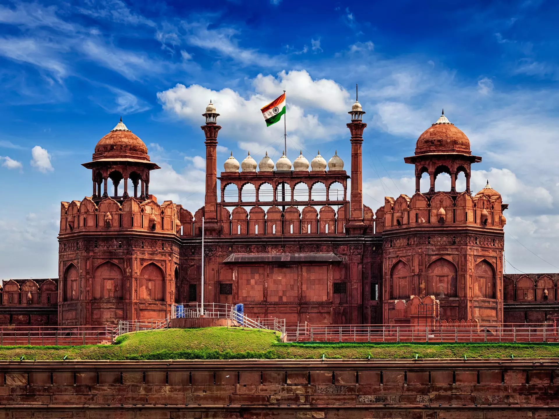 The Red Fort is the defining landmark of Old Delhi. Dmitry Rukhlenko/Shutterstock
