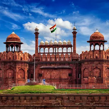 The Red Fort is the defining landmark of Old Delhi. Dmitry Rukhlenko/Shutterstock