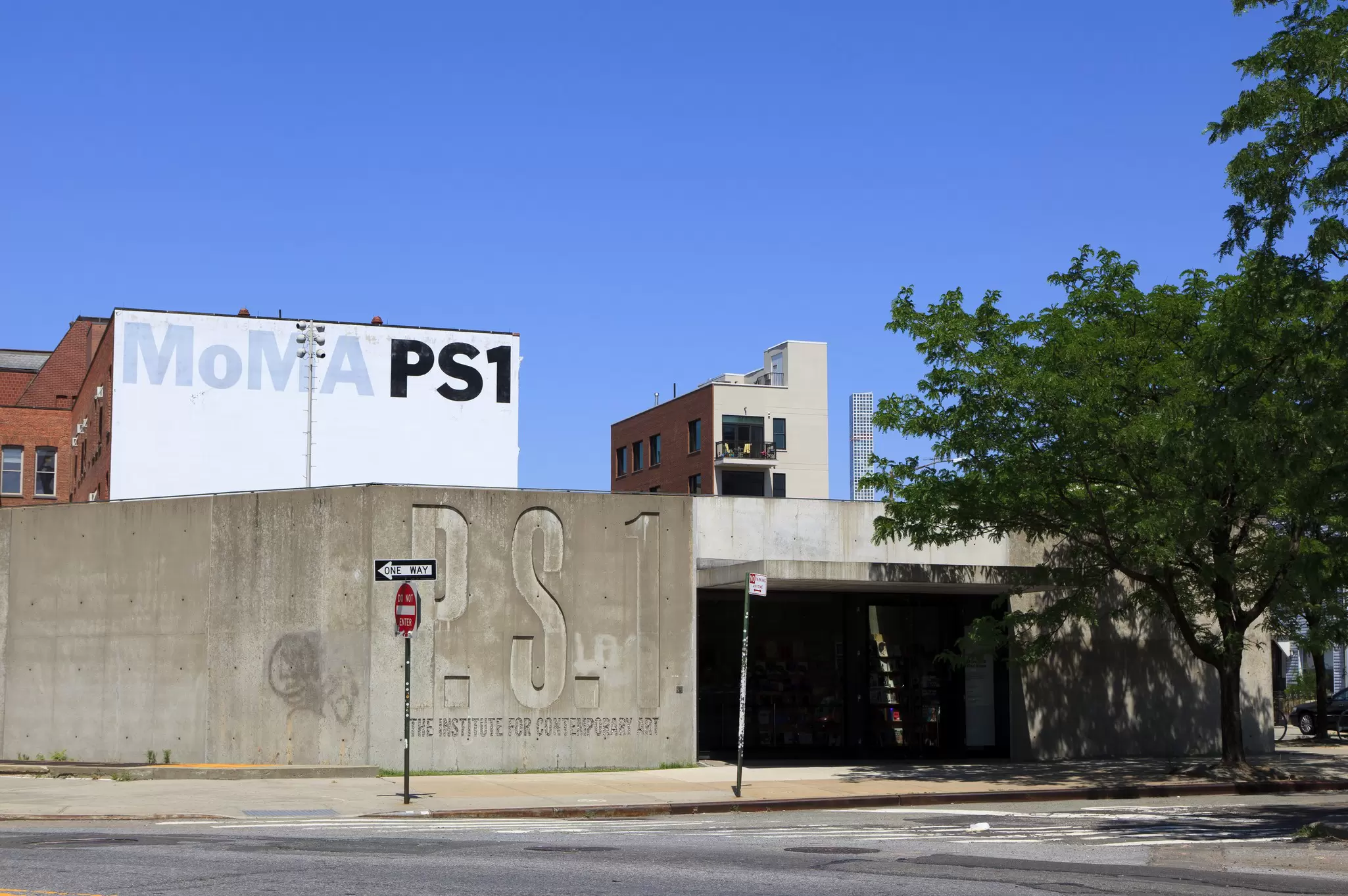 The exterior of the P.S.1 in Queens, one of the largest art institutions in the United States dedicated solely to contemporary art.