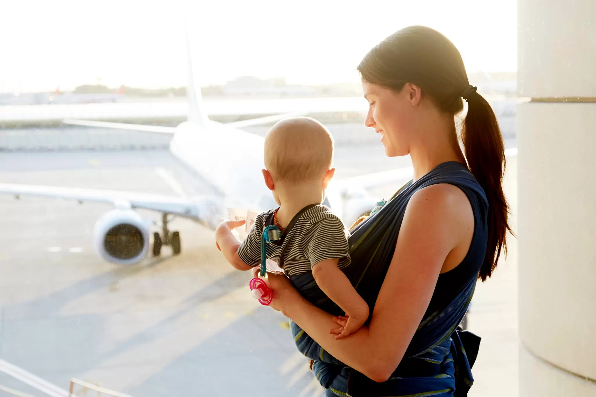 Your baby’s first trip away is not something you'll ever forget. Chris Tobin / Getty Images