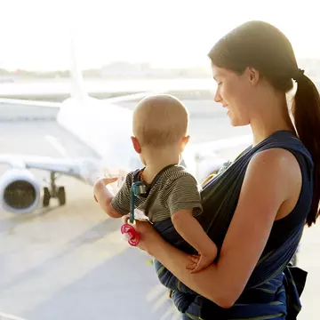 Your baby’s first trip away is not something you'll ever forget. Chris Tobin / Getty Images