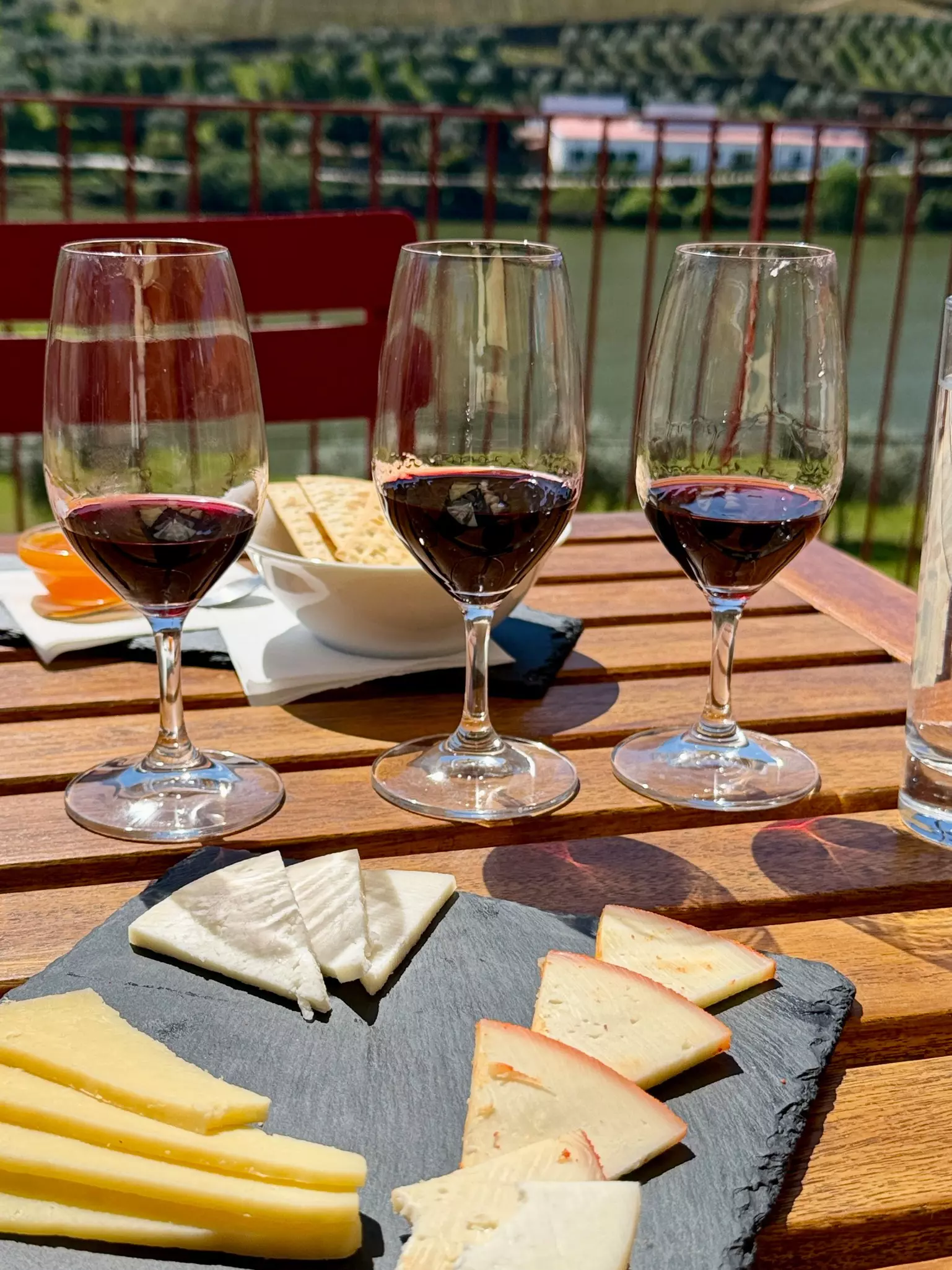 A wine tasting in Portugal