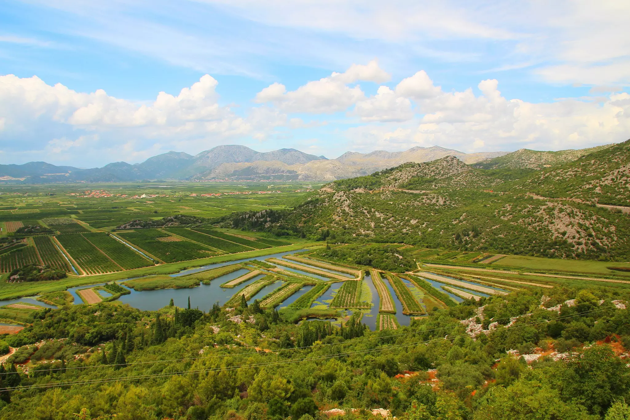 The delta of the Neretva River valley is full of lush landscapes and mandarin plantations © totajla / Shutterstock