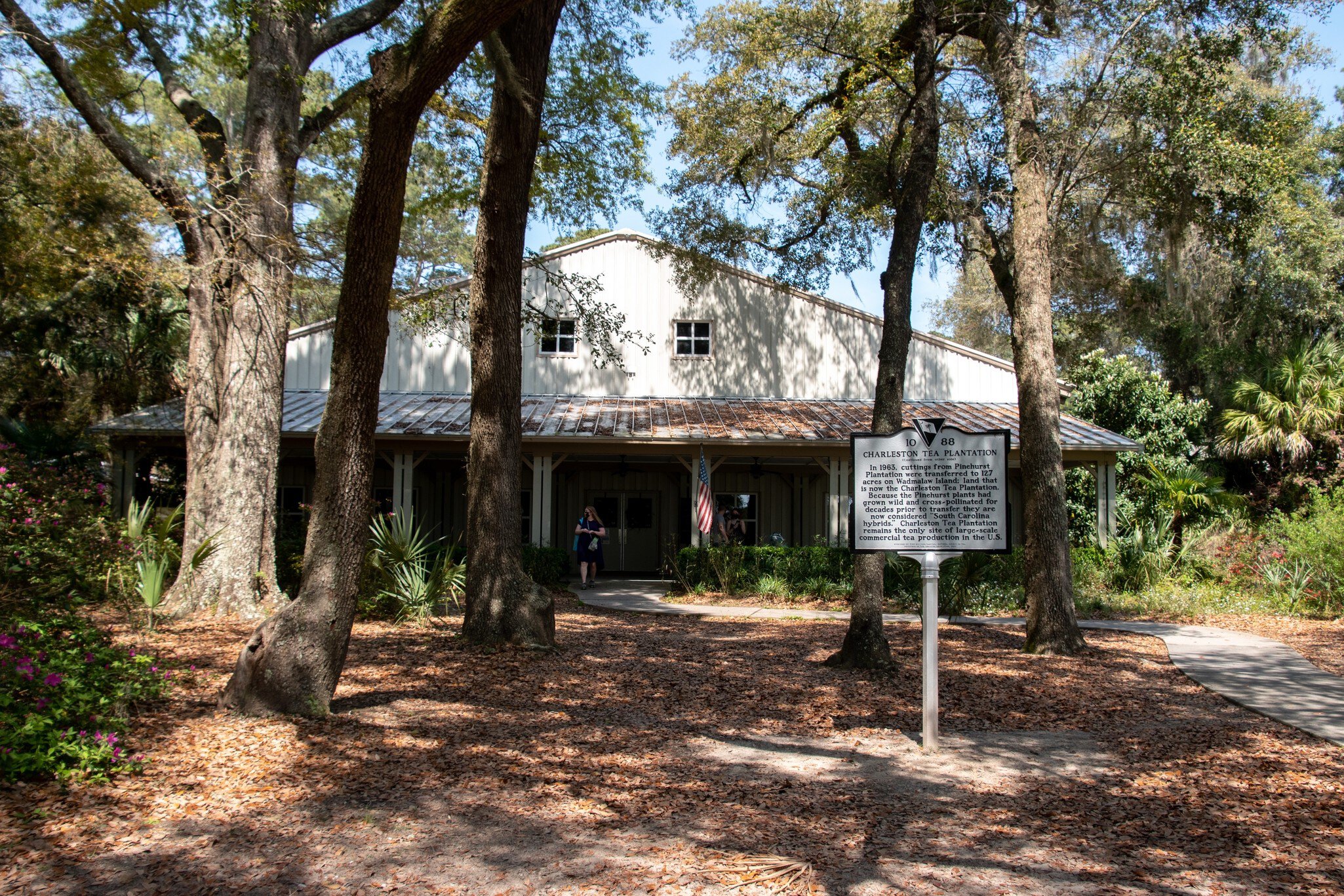 Charleston, SC Mar 27 2022: The Charleston Tea Plantation Factory; Shutterstock ID 2125765658;