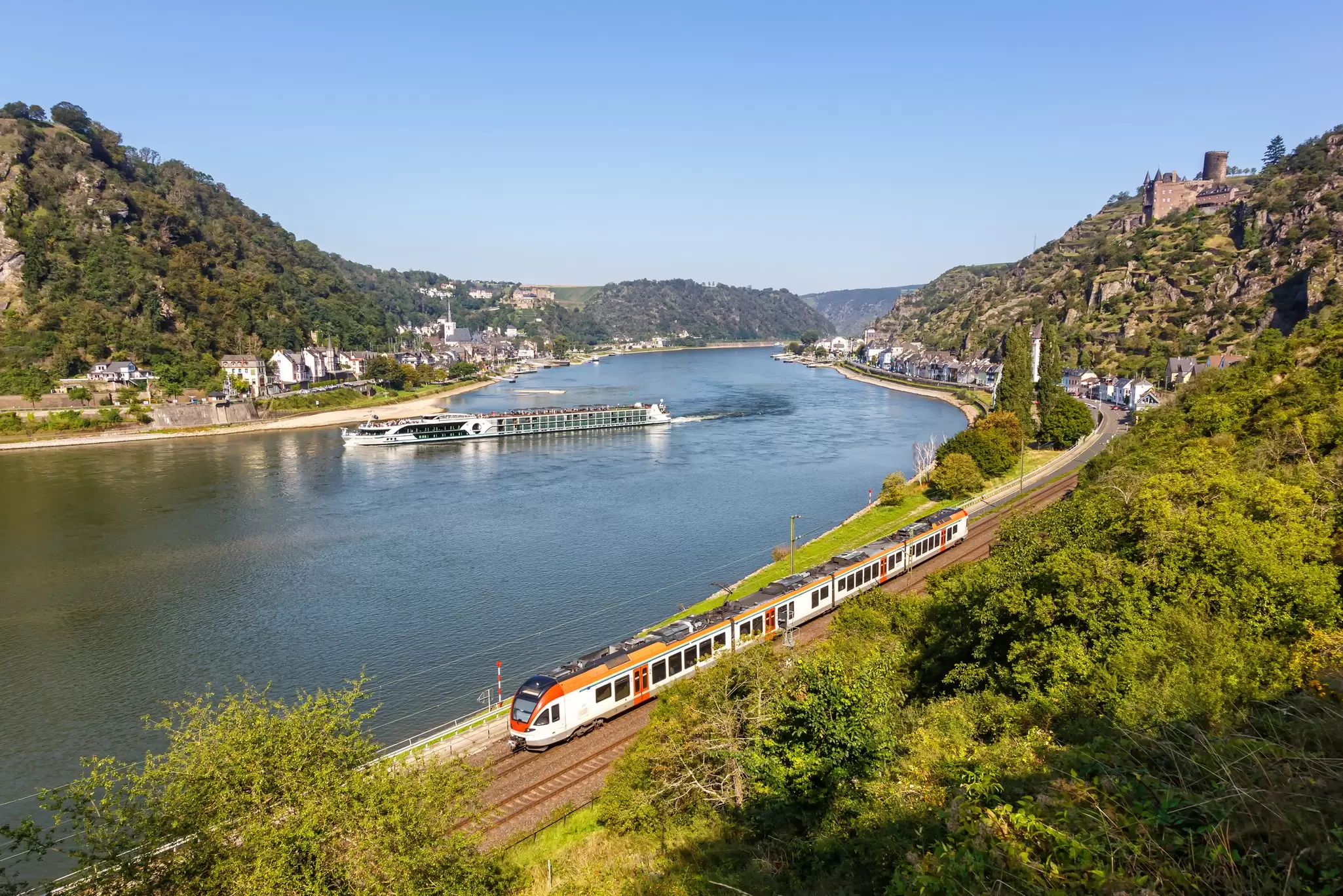 From scenic trains through Germany's Rhine Valley to sleeper services from Brussels to Prague, here are the best train routes for summer 2024 © Boarding1Now / Getty Images