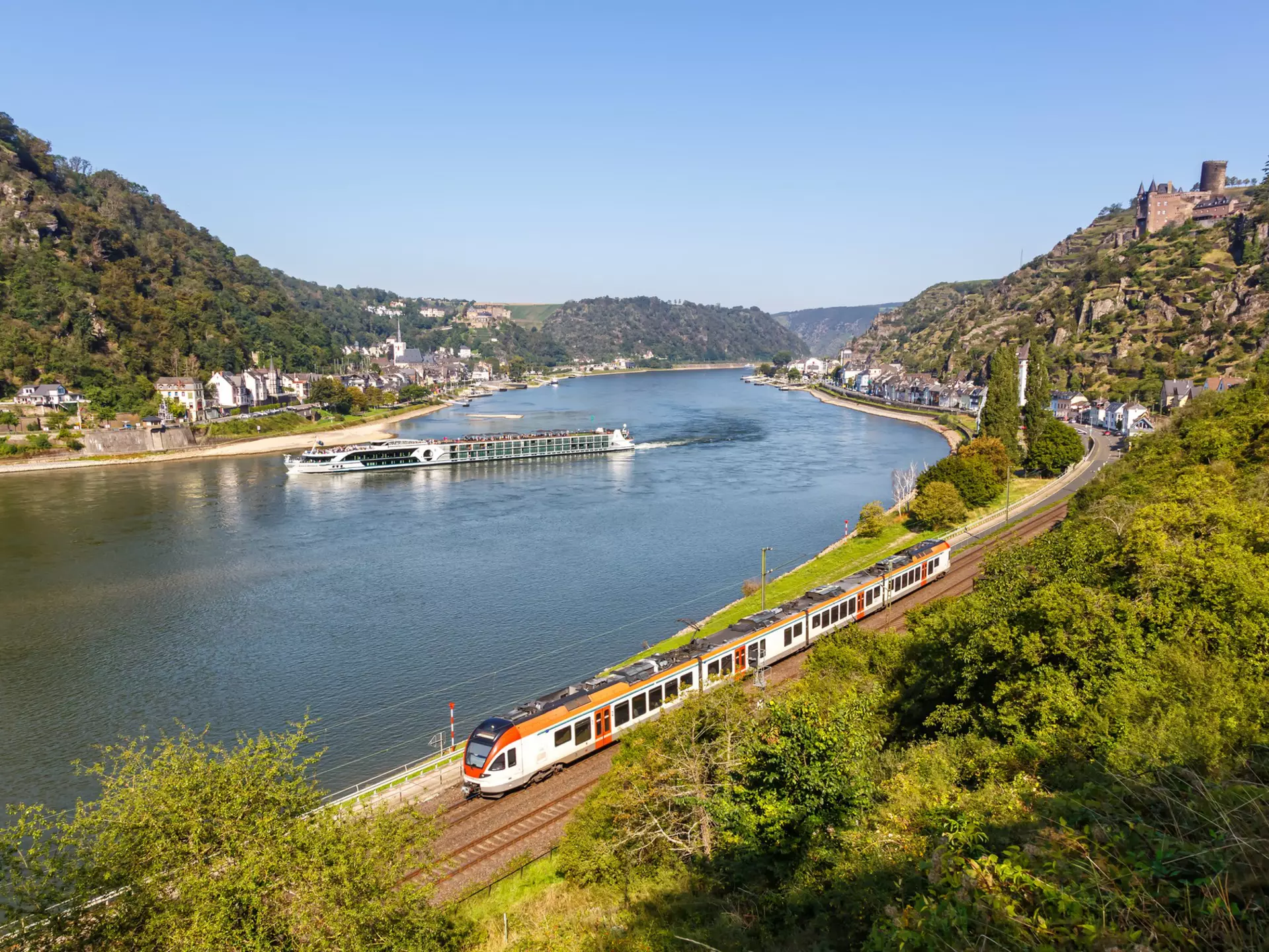 From scenic trains through Germany's Rhine Valley to sleeper services from Brussels to Prague, here are the best train routes for summer 2024 © Boarding1Now / Getty Images