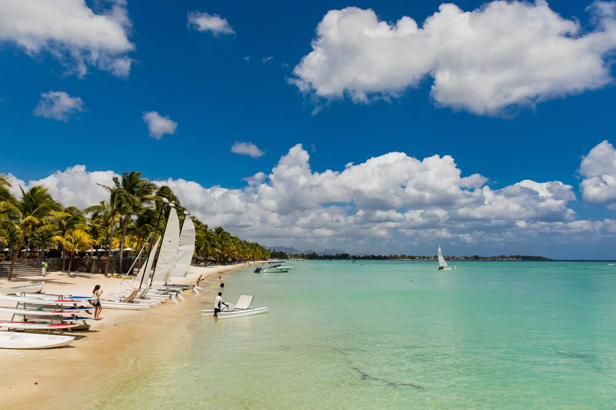 Tropical sunshine and warm temperatures make Mauritius a year-round destination. LauraVl/Shutterstock