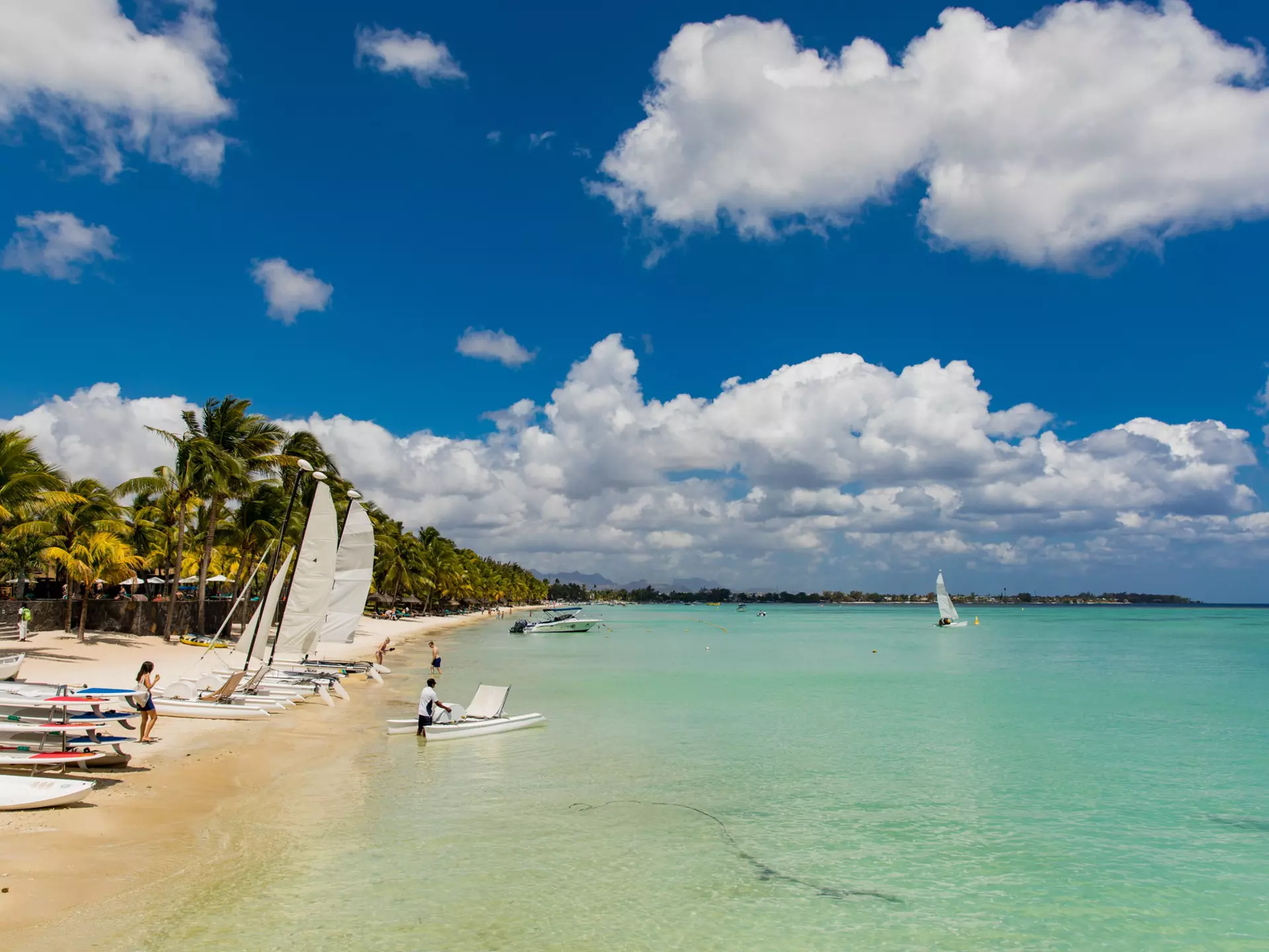 Tropical sunshine and warm temperatures make Mauritius a year-round destination. LauraVl/Shutterstock