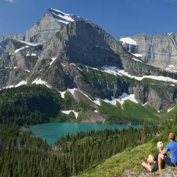 Montana’s two national parks offer countless moments of natural beauty – such as the view of Grinnell Lake at Glacier National Park.
