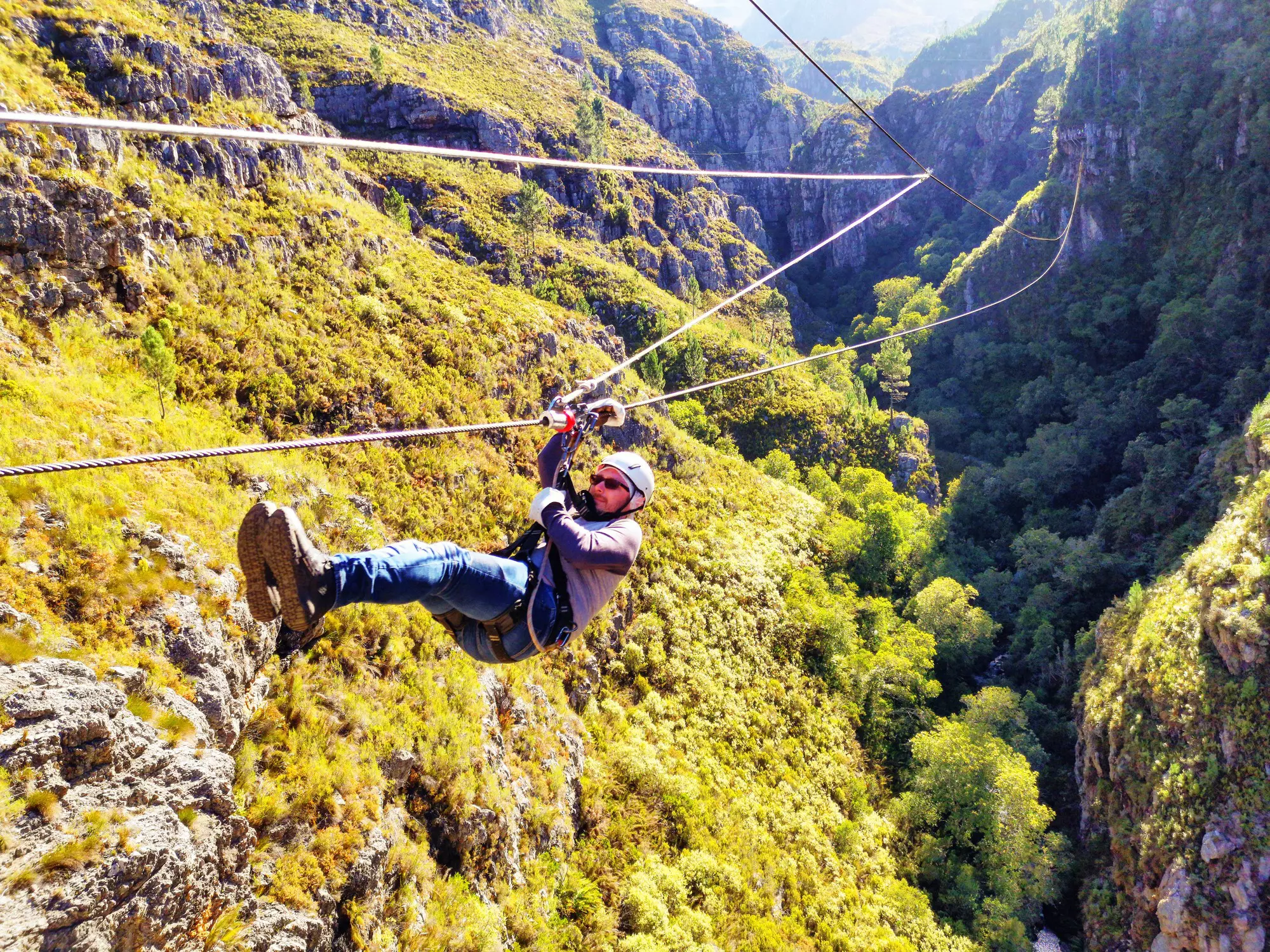 See Hottentots Holland Nature Reserve from above with a canopy tour © NicolasMcComber / Getty Images