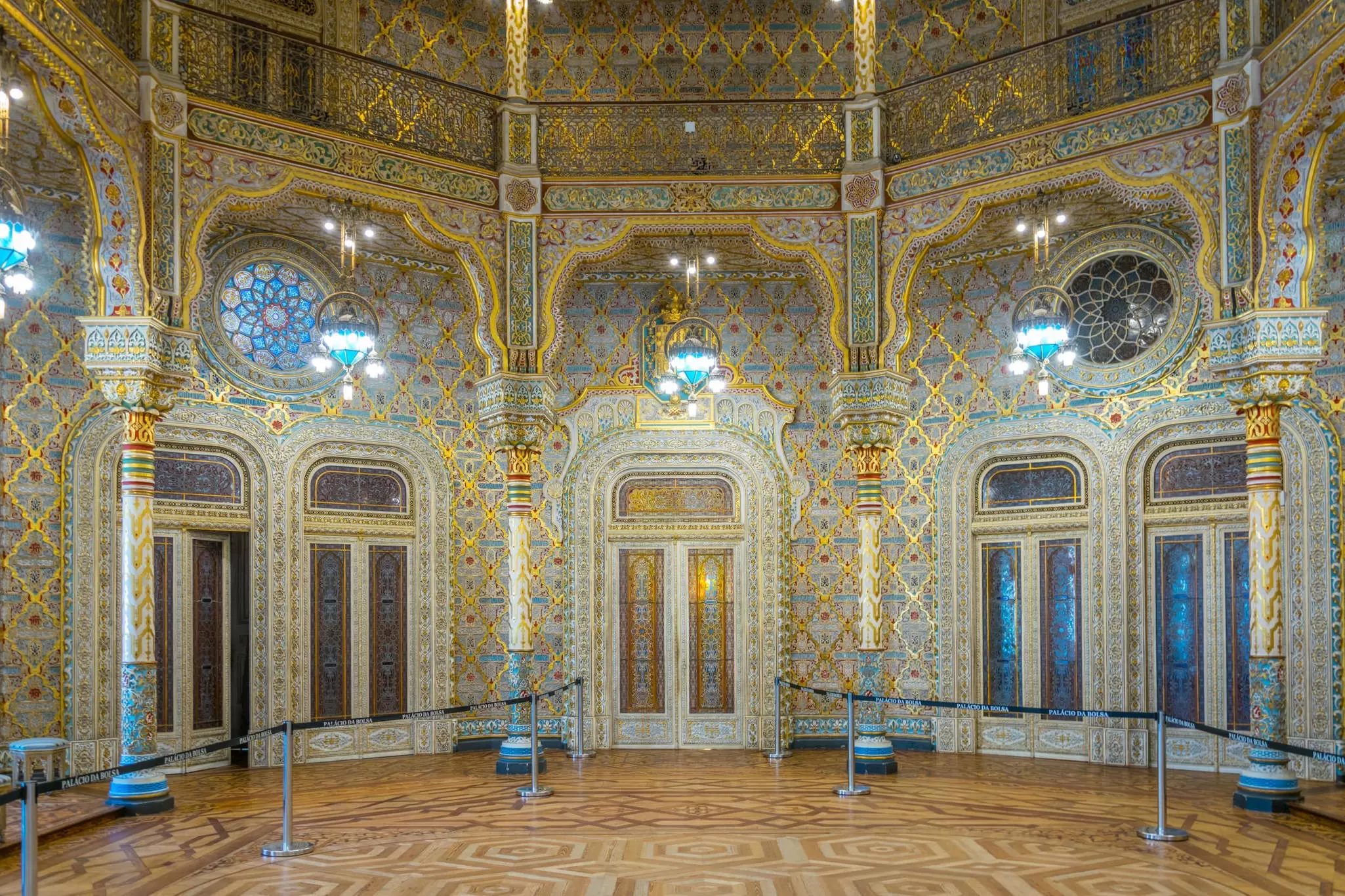 Inside the arab room in the Palacio da Bolsa building.