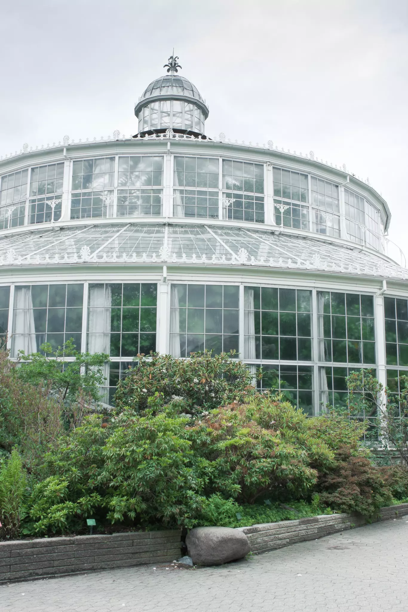 The Palm House at the University of Copenhagen Botanical Garden.