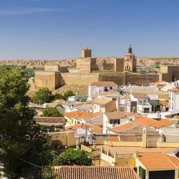 View of the Alcazaba in Guadix, Spain.