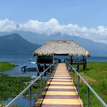 Thatched boathouse, Lake Yojoa, Honduras. Jpiks / Shutterstock