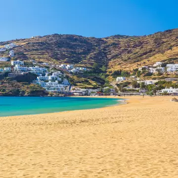 Mylopotas Beach, Greece.