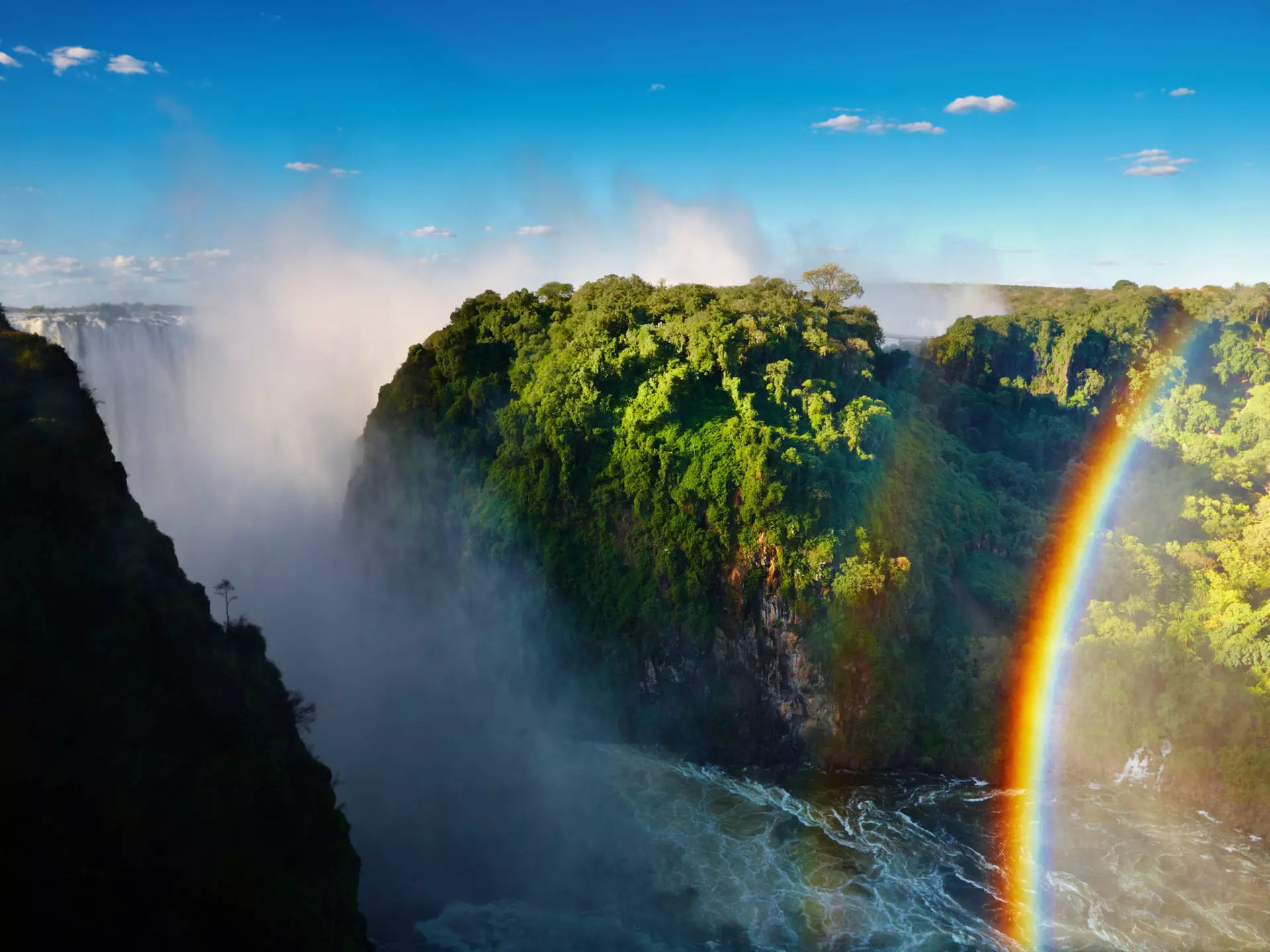 The view from the far end of Victoria Falls National Park, near Devil’s Cataract. Dmitry Pichugin / 500px