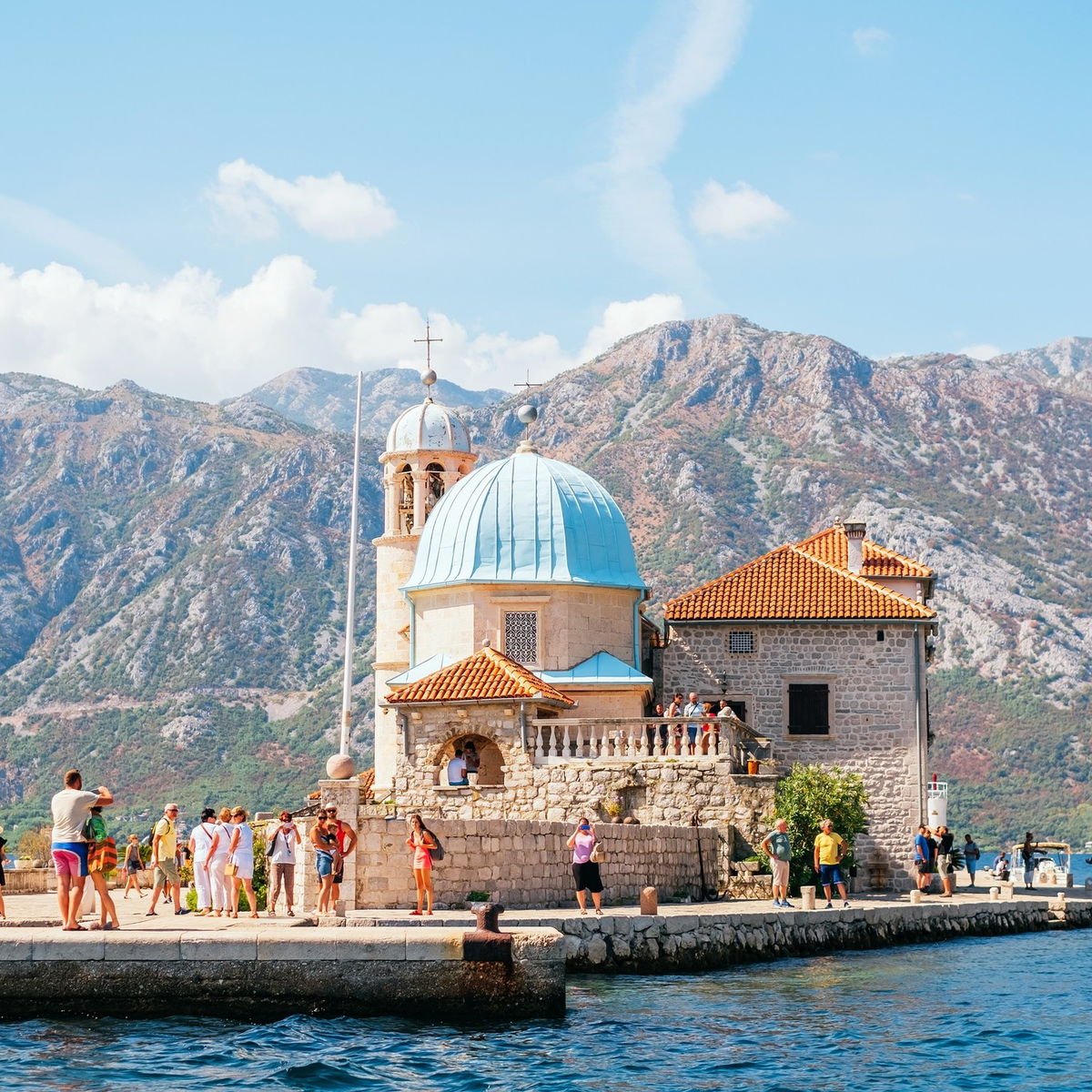 Our Lady of the Rocks in Perast, Montenegro