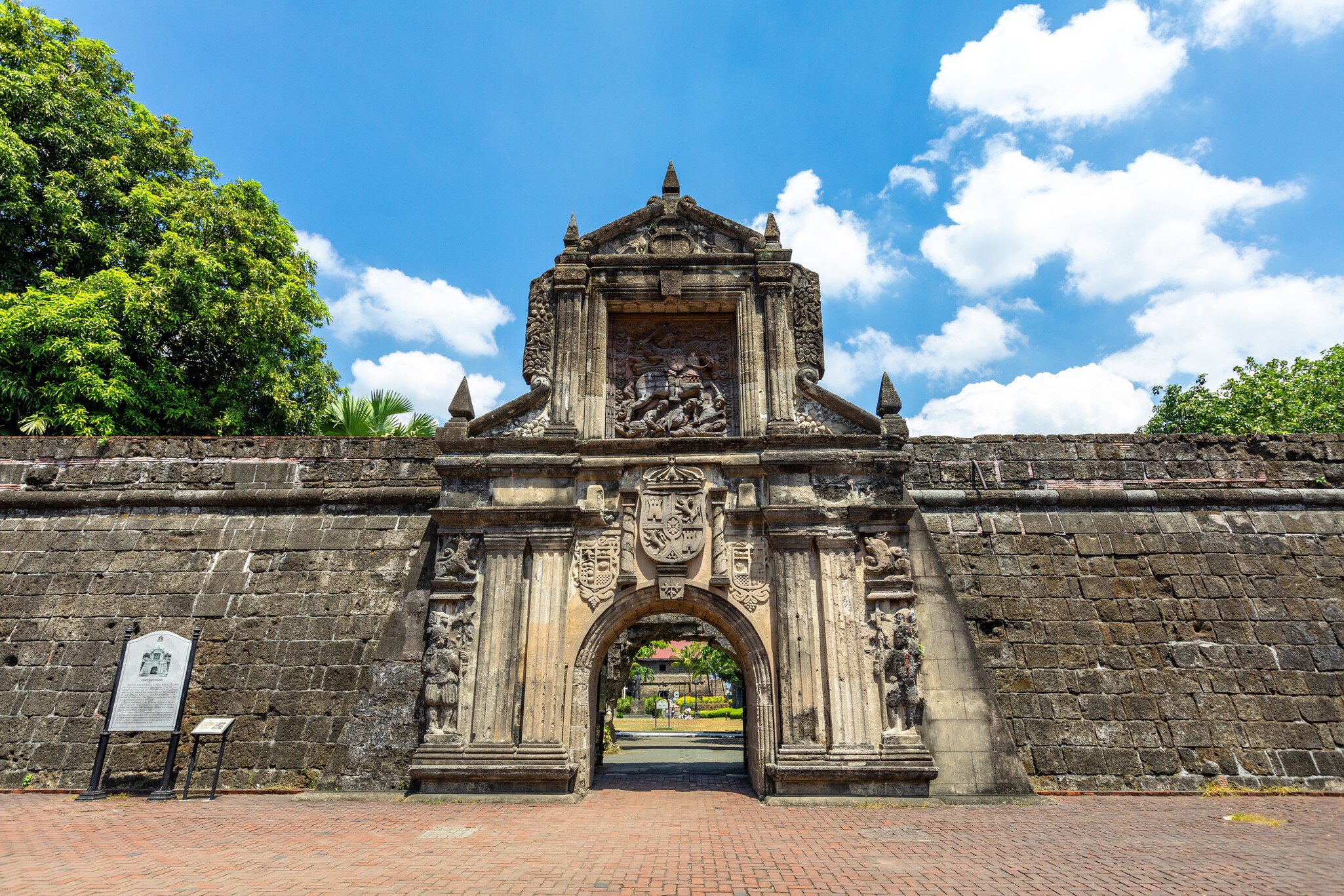 main gate of Fort Santiago in Manila, Philippines; Shutterstock ID 1384933283;