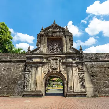 main gate of Fort Santiago in Manila, Philippines; Shutterstock ID 1384933283;