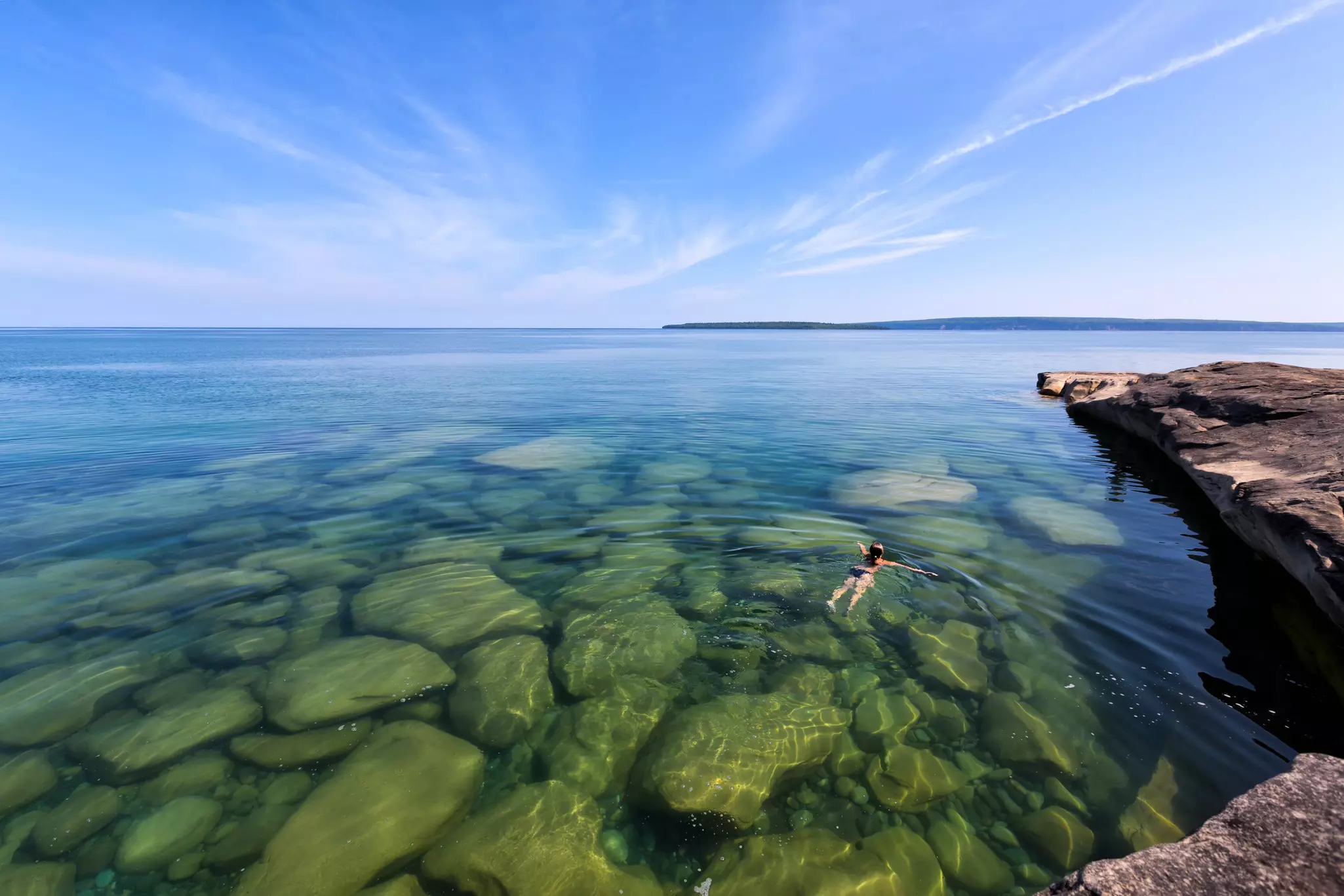The crystal-clear waters of Lake Superior live up to the lake's name © csterken / Getty Images