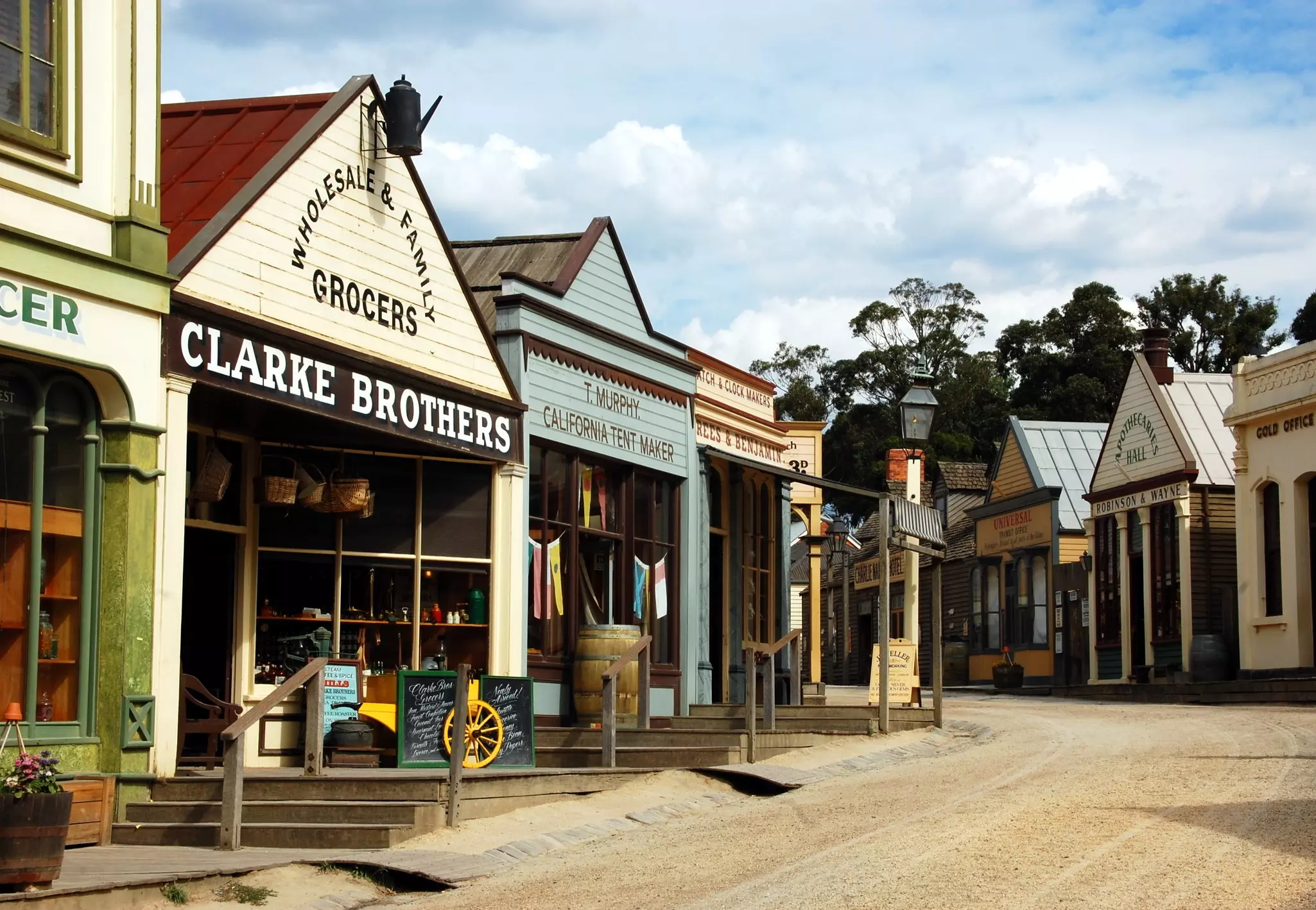 An open air museum in Golden Point. Sovereign Hill depicts Ballarat's first years after the discovery of gold.