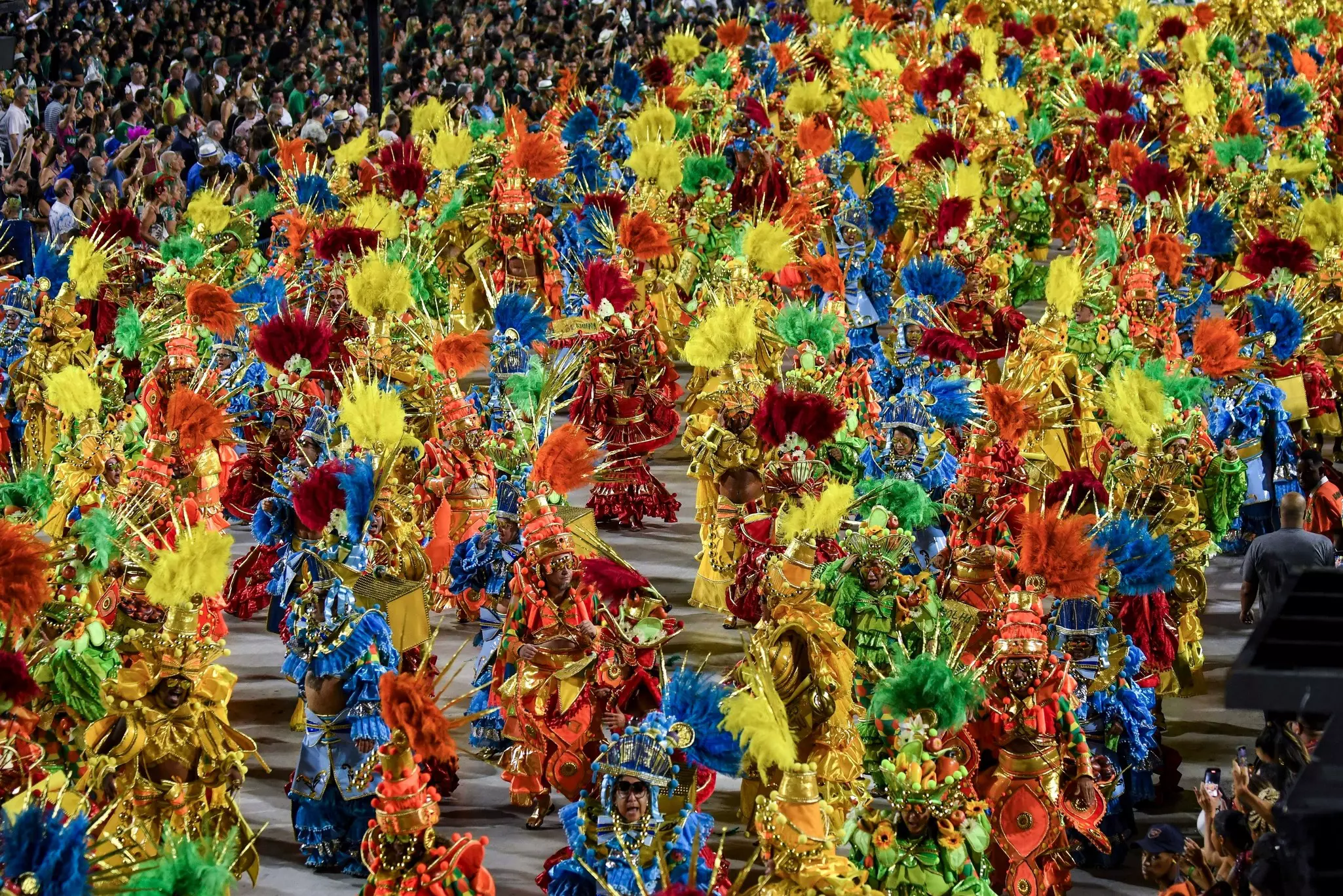 Carnival performers in Rio de Janeiro, Brazil