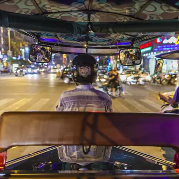 Phnom Penh, view from inside tuk tuk taxi, Cambodia
asian, cambodian, central cambodia, far east, getty-edit, south east asia, south east asian, walter bibikow, capital city, cities, evening, tuk tuk