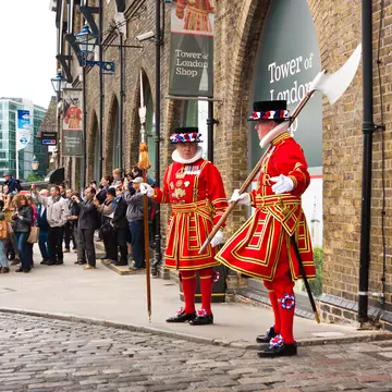 May 23, 2014: Yeomen Warders in uniform outside the Tower of London.
1179531343
england, london, royal, british culture, cerimonial costume, guard, lance, man, people, red, spear, tourism, tourist, tower of london, traditional uniform, travel, uk, uniform, woman, yeoman warder