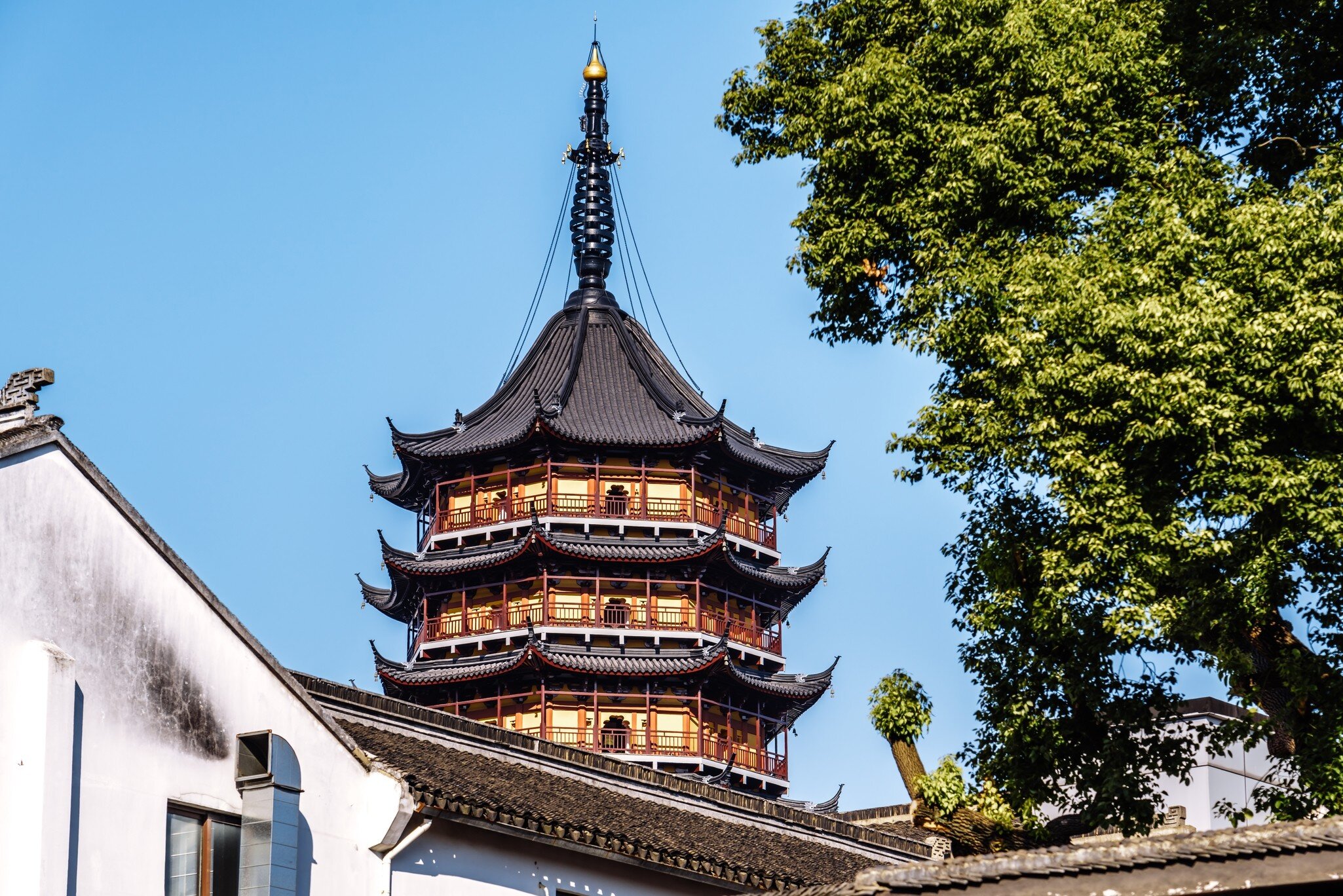 11, 09, 2025, A close-up of the Bao'en Temple Pagoda in Suzhou, Jiangsu Province, China., License Type: media, Download Time: 2026-09-01T19:13:49.000Z, User: LP_NZhan, Editorial: true, purchase_order: 65050 - Digital Destinations and Articles, job: App Content, client: Lonely Planet App, other: Nadine Zhan