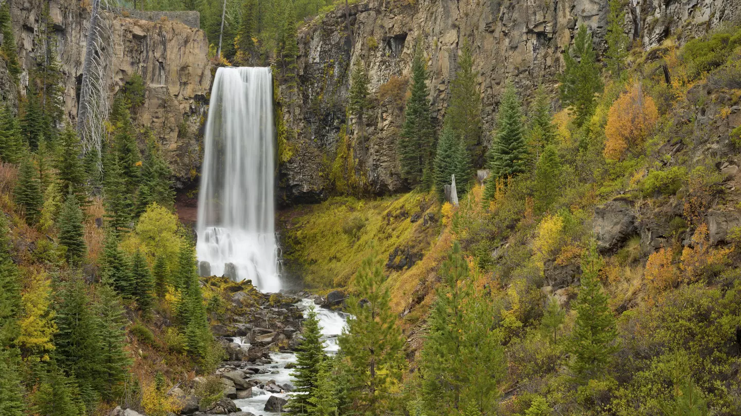 Tumalo Falls in Central Oregon