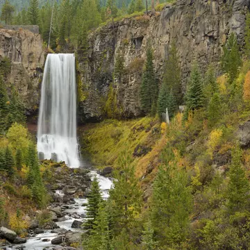 Tumalo Falls in Central Oregon