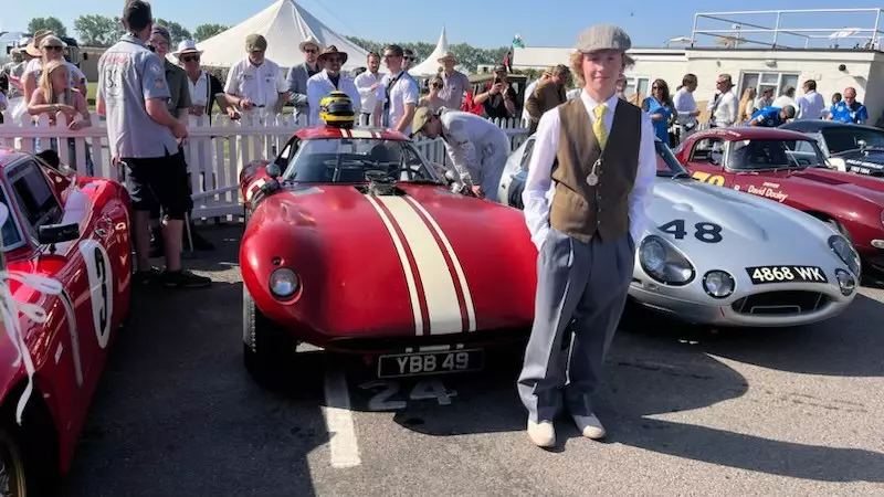 Owen living his dream at the Goodwood Revival, Chichester, UK © Adrian Wenner