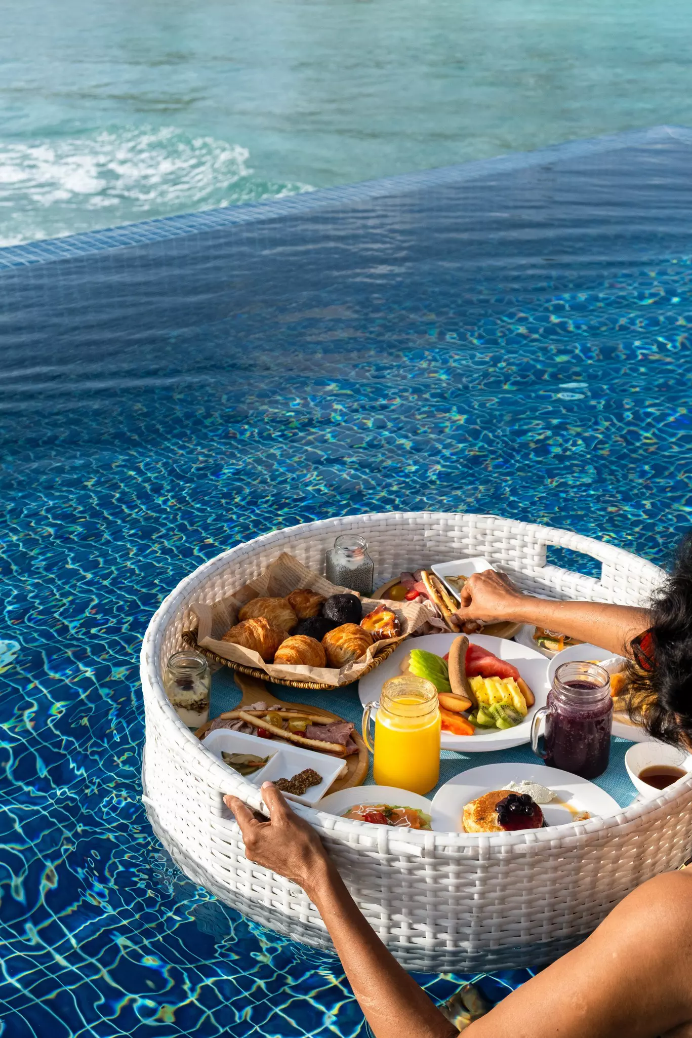 A private pool at the Radisson Blu Resort Maldives. Tashiya de Mel for Lonely Planet