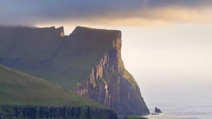 Midnight solstice, Faroe Islands.
