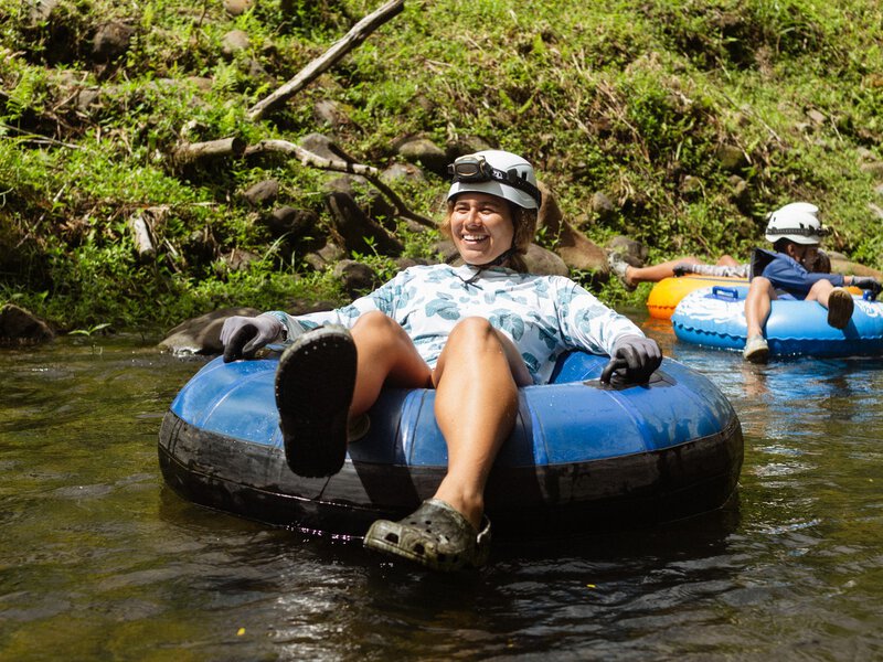Lihue, Kauaʻi. APRIL 2026. Mounting tubing tour w/ Kauai Backcountry Adventures.
