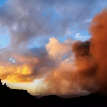 On Tanna’s Mt Yasur, you can admire the thrilling spectacle of a volcano erupting in front of your eyes. Getty Images