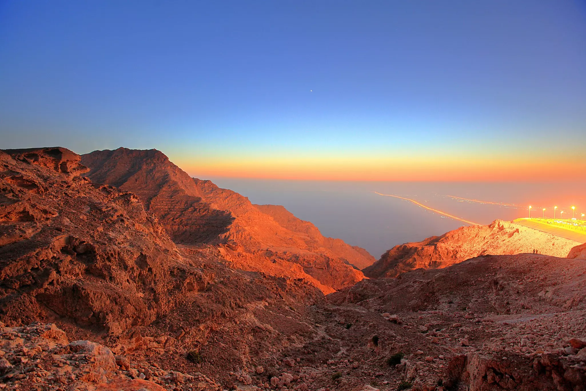 Drive to the top of Jabal Hafee on a scenic mountain road for epic city views © Michael Gerard Ceralde / 500px