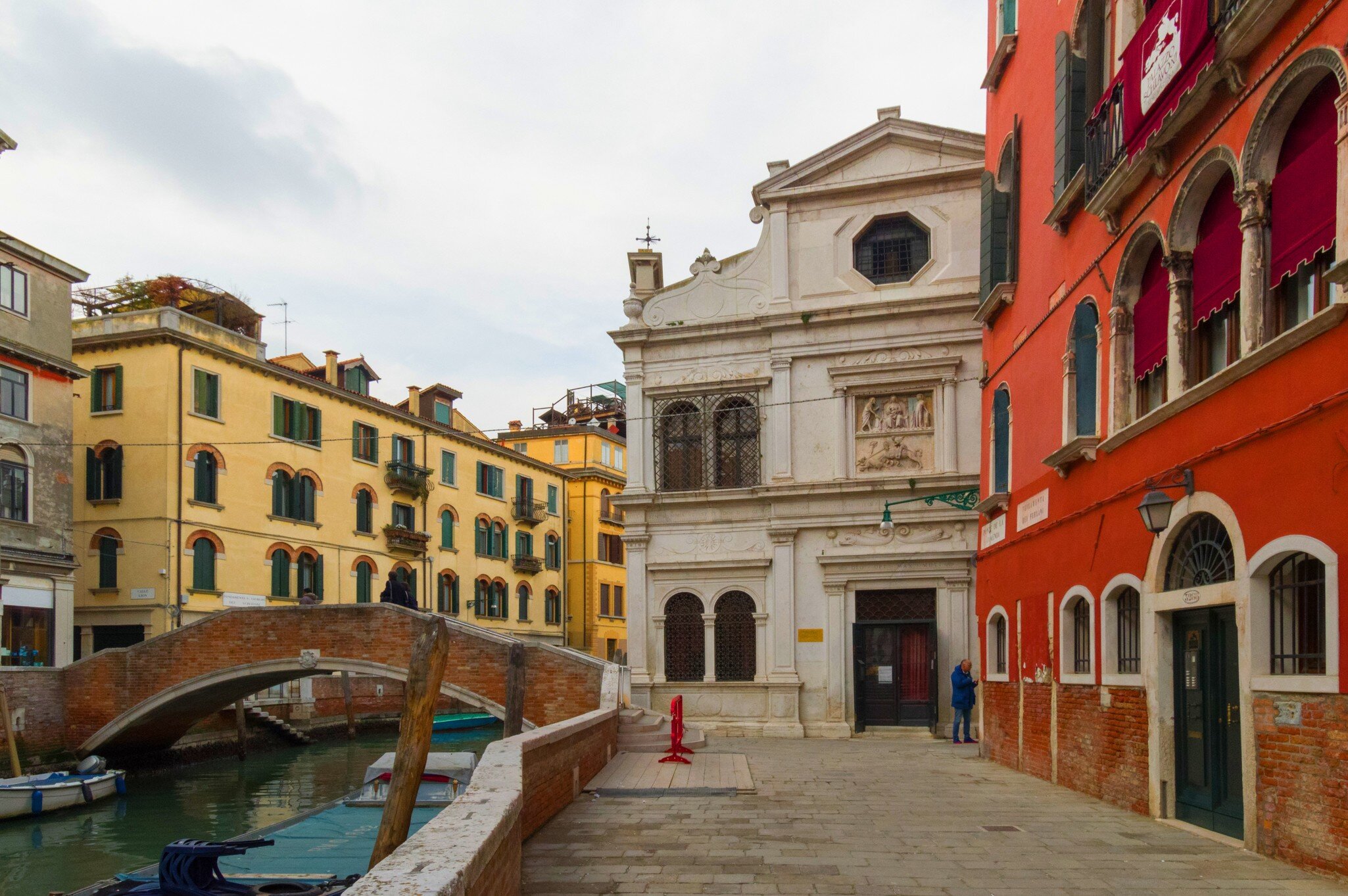 The building of the Scuola Dalmata dei Santi Giorgio e Trifone that hosts inside the paintings of Carpaccio