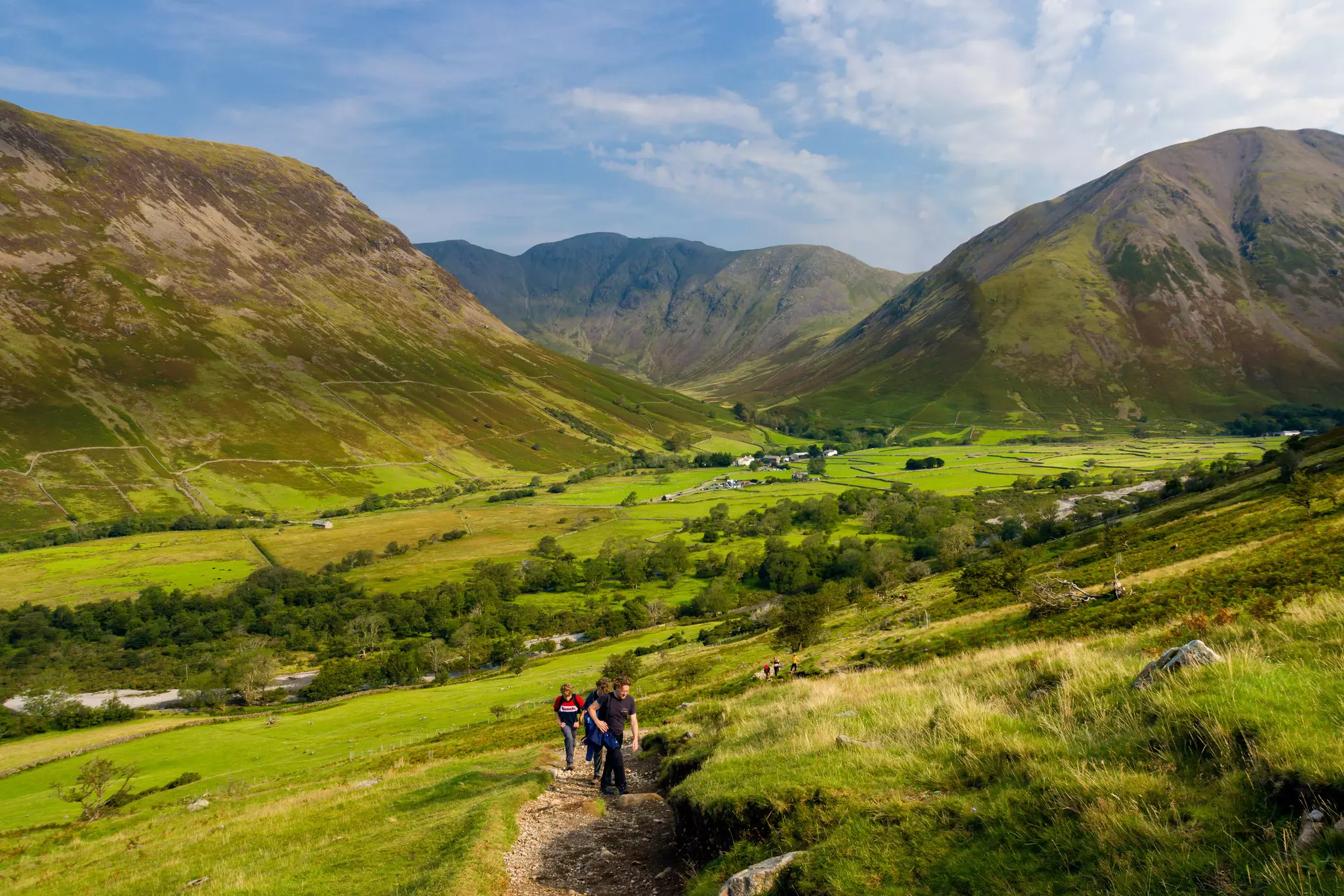 The hike up Scafell Pike