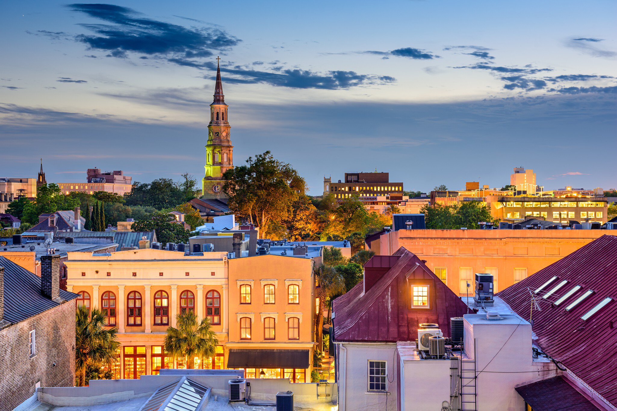 Charleston South Carolina Skyline