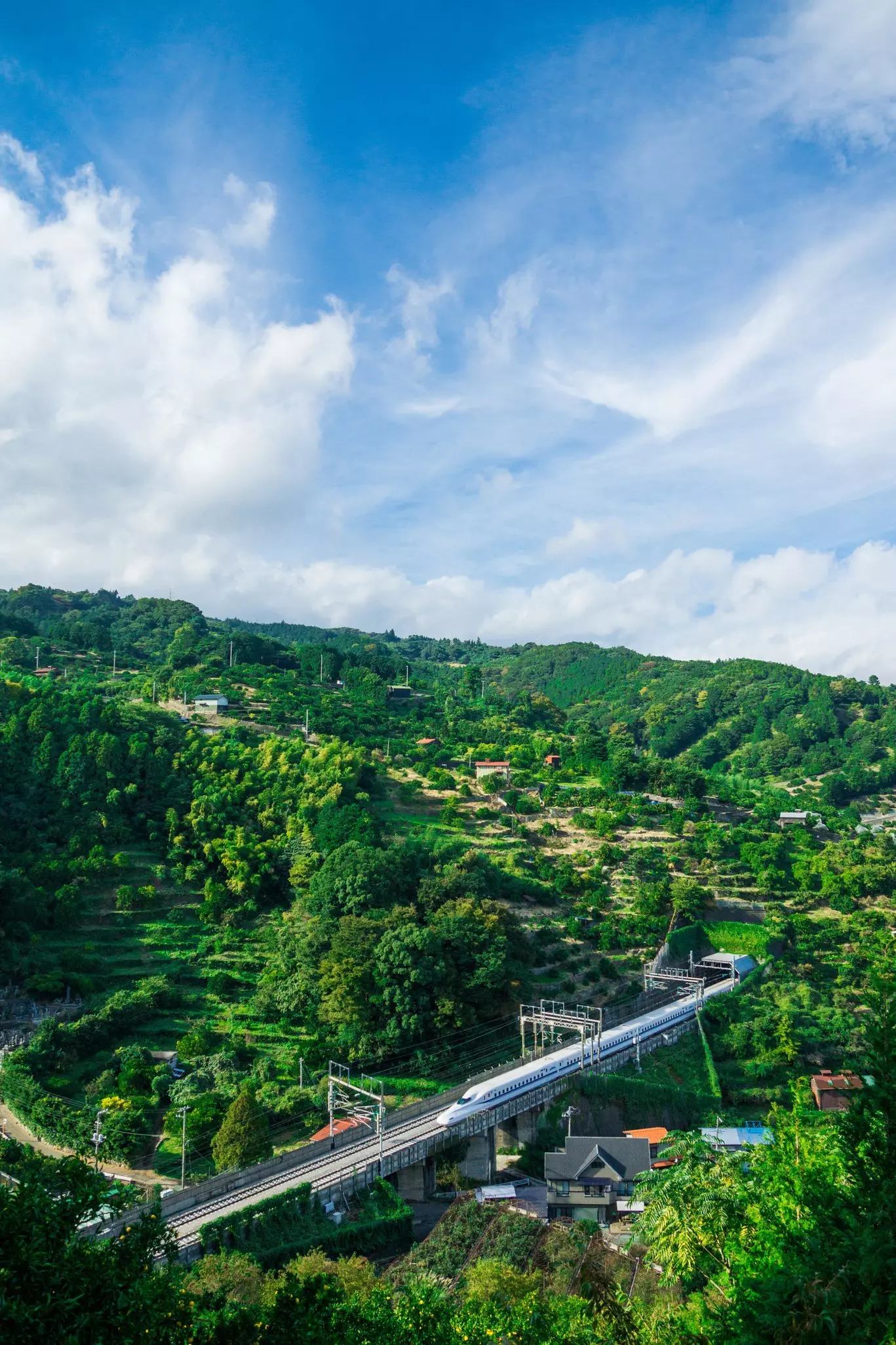 The Tōkaidō Shinkansen crosses through Mishima.