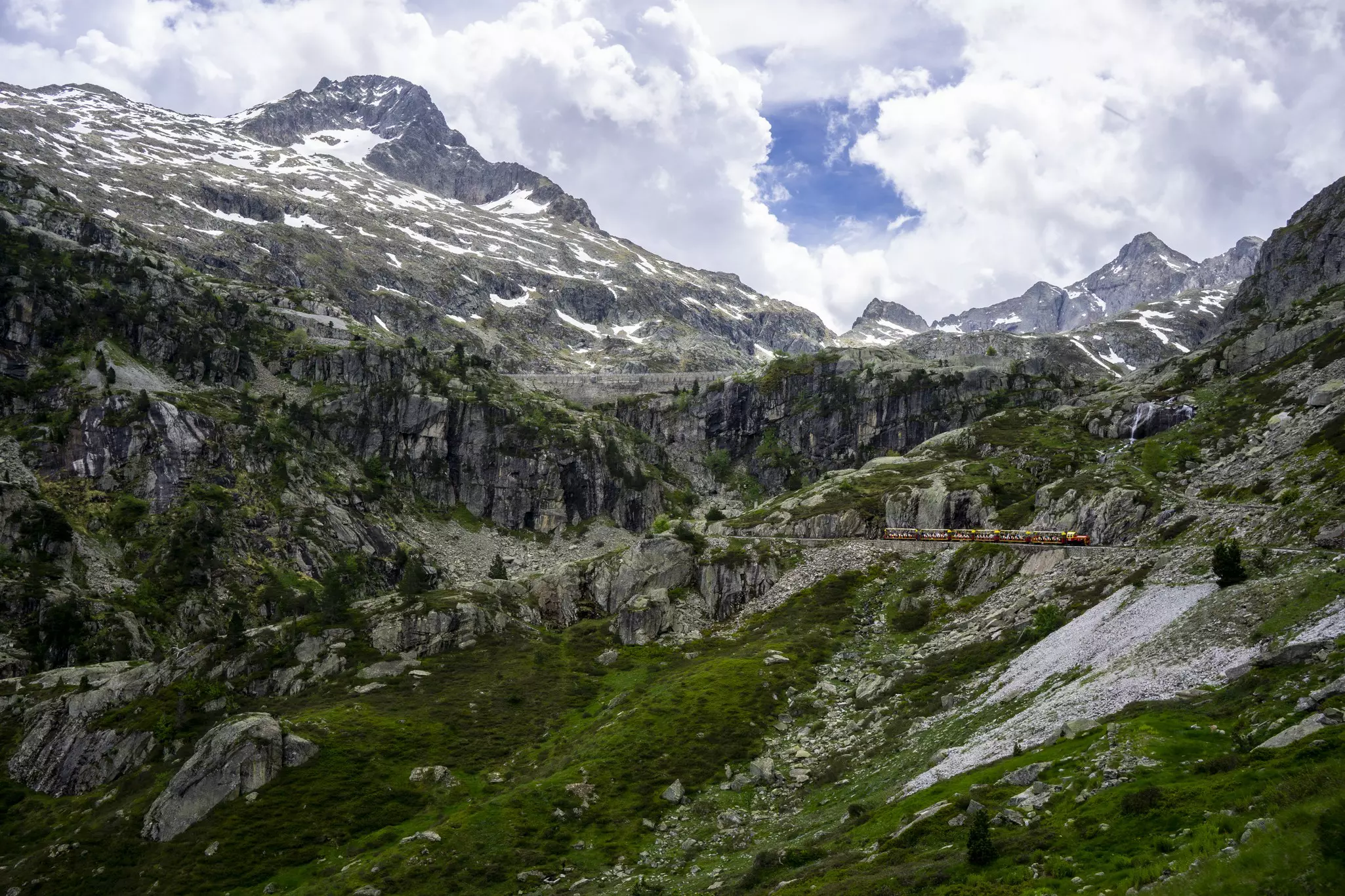 The Train d’Artouste winds its way alongside the steep Pyrenees © Christopher GJ Cooley / Lonely Planet