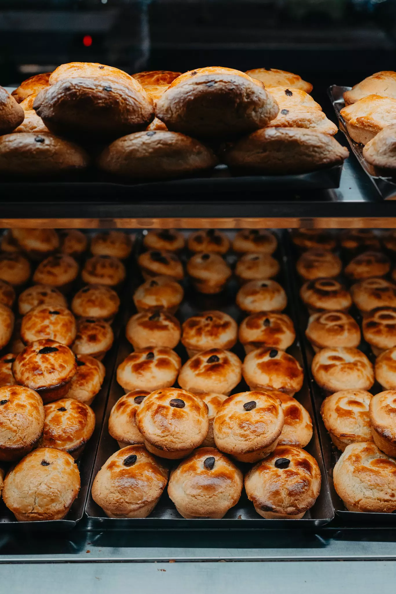 Different kinds of Pasticciotto: typical pastry in Salento made with shortcrust pastry filled with custard