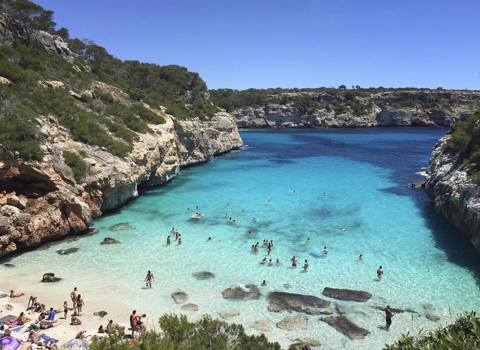 The Balearics have some of the best beaches in Spain (pictured: Calo des Moro, Mallorca) © Getty Images