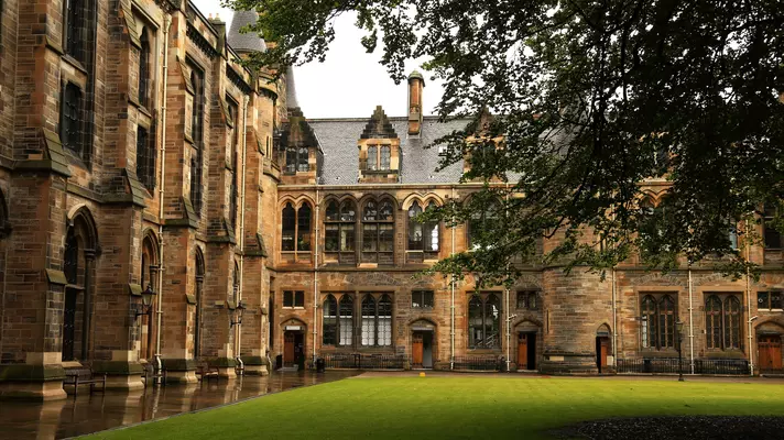 Architectural detail from inner court of the university of Glasgow, Scotland, License Type: media, Download Time: 2025-08-06T19:35:26.000Z, User: katelyn.perry_lonelyplanet, Editorial: false, purchase_order: 65050 - Digital Destinations and Articles, job: wip, client: wip, other: Katelyn Perry