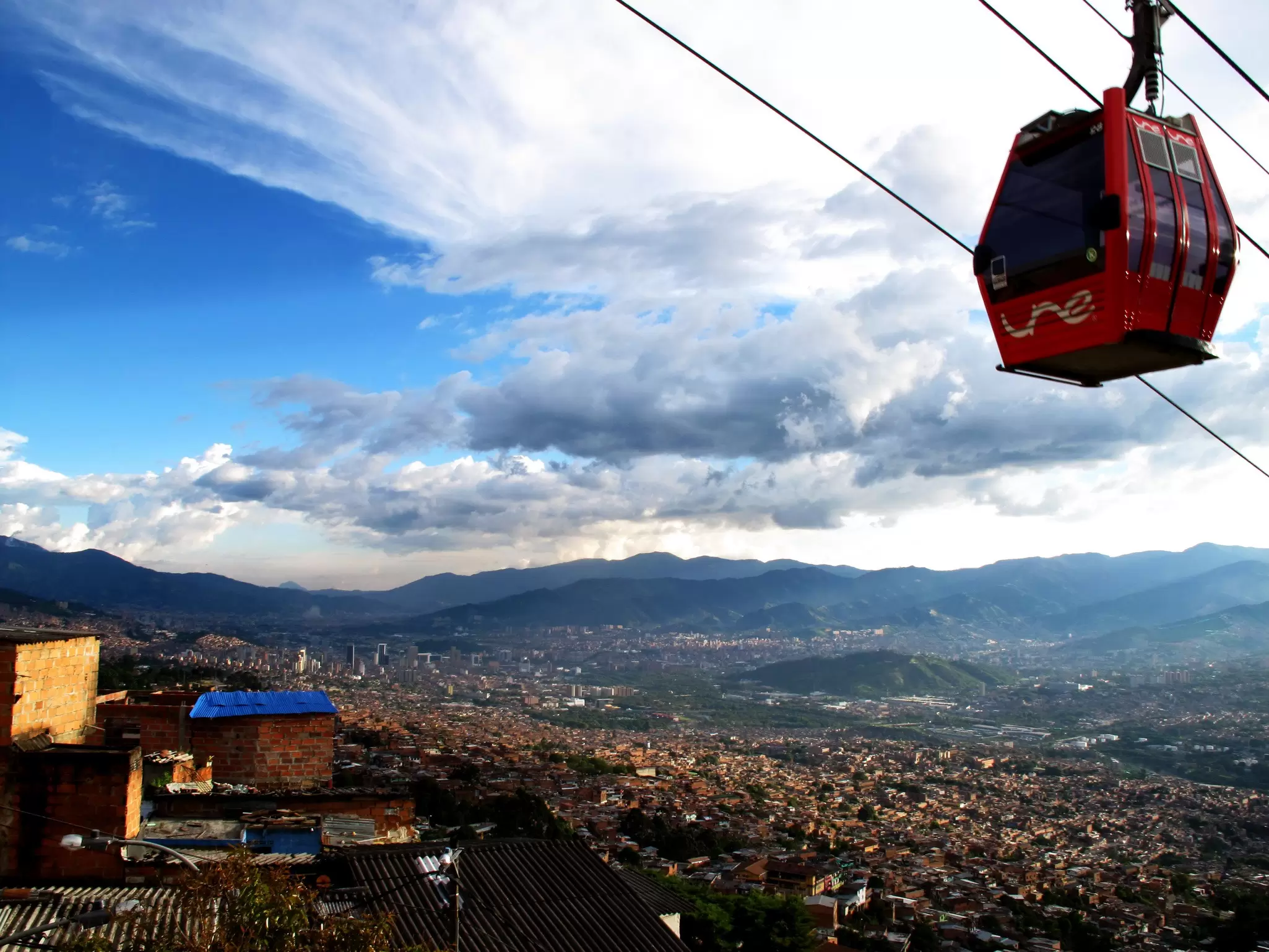 141762332
Architecture; AutotagModeratelyAuthentic - Do Not Delete; Connection; Day; Flickr; Photography; Built Structure; Cable; Cloud - Sky; Colombia; Color Image; No People; Outdoors; Overhead Cable Car; High Angle View; Horizontal; Sky; Medellin; Medellin - Colombia; Transportation; Travel; Travel Destinations;
Cable car from Danto Domingo Savio, Medellín.